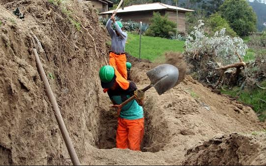 Pallasca: obra de agua y desagüe de Shindol registra avance del 80 por ciento