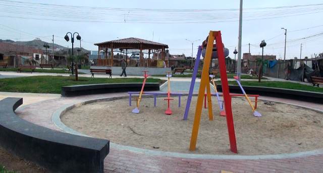 Parque recreacional en “David Dasso” tiene 90% de avance