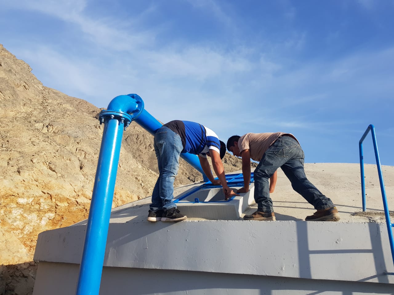 Casma: más de 670 familias buenavisteñas  serán beneficiadas con el servicio de agua potable