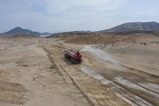 Municipio  ejecuta carretera de acceso al sector Pampa La Carbonera