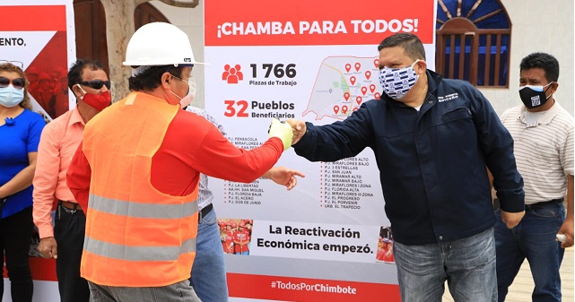 MPS y Trabaja Perú ejecutan proyectos en Chimbote y generan casi 2 mil puestos de trabajo