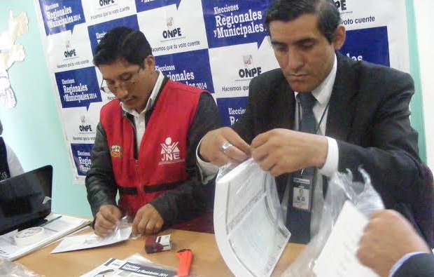 ODPE – Santa verificó material electoral para comicios de este 5 de octubre