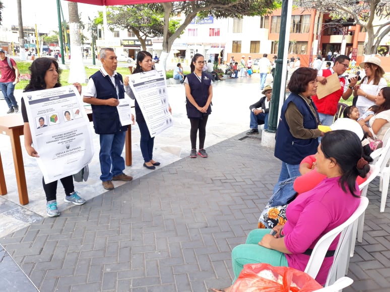 ODPE Santa inició campaña informativa sobre el referéndum programado para este 9 de diciembre