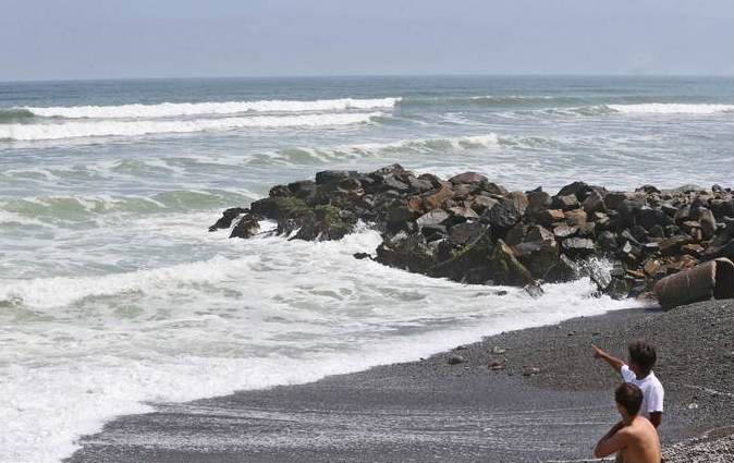 Advierten de oleajes ligeros intermitentes en el litoral norte