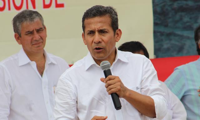 Presidente Ollanta Humala sostiene reunión con autoridades de Áncash