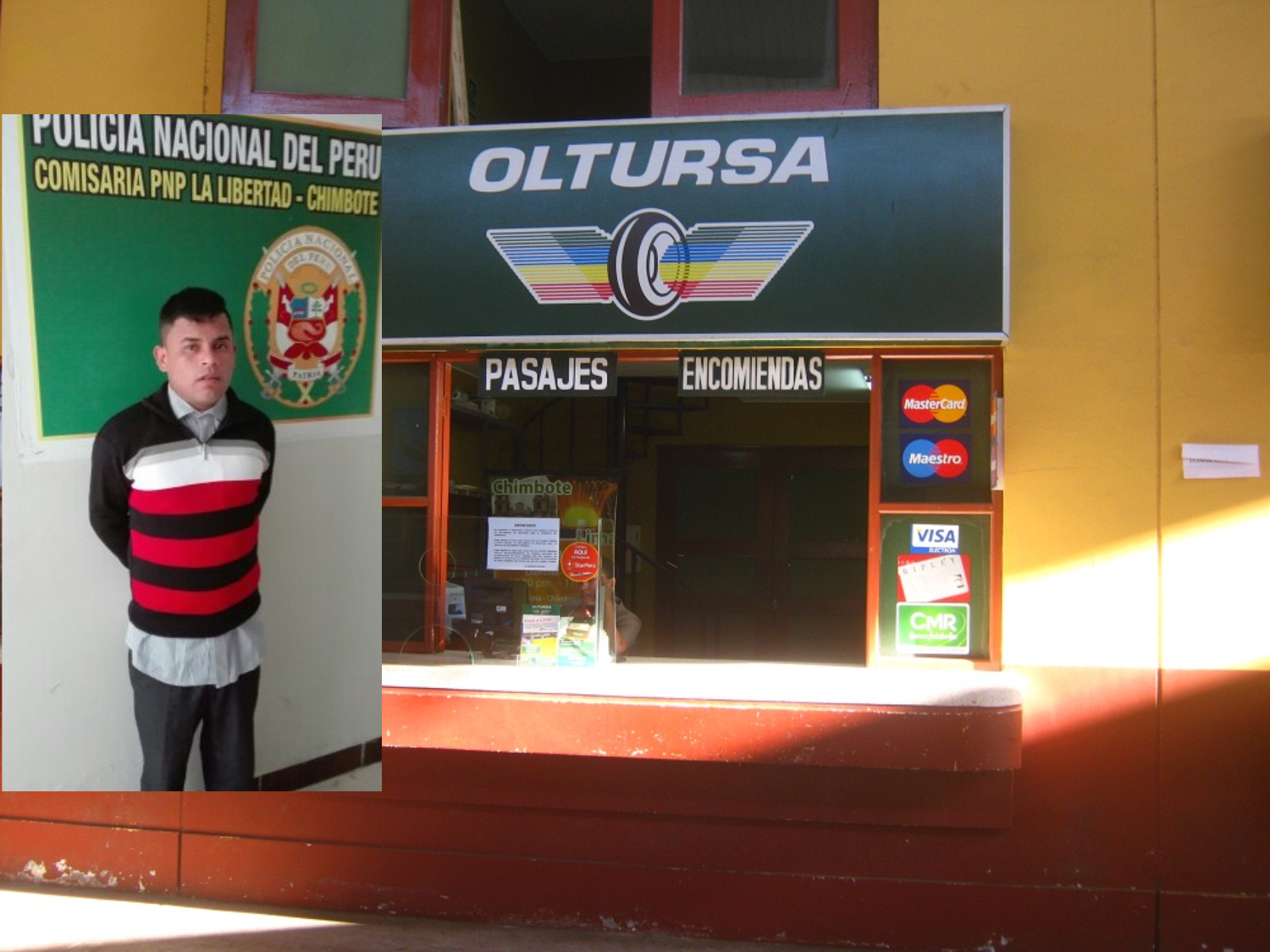 Chimbote: sujeto habría intentado sustraer encomienda de agencia con DNI falso 