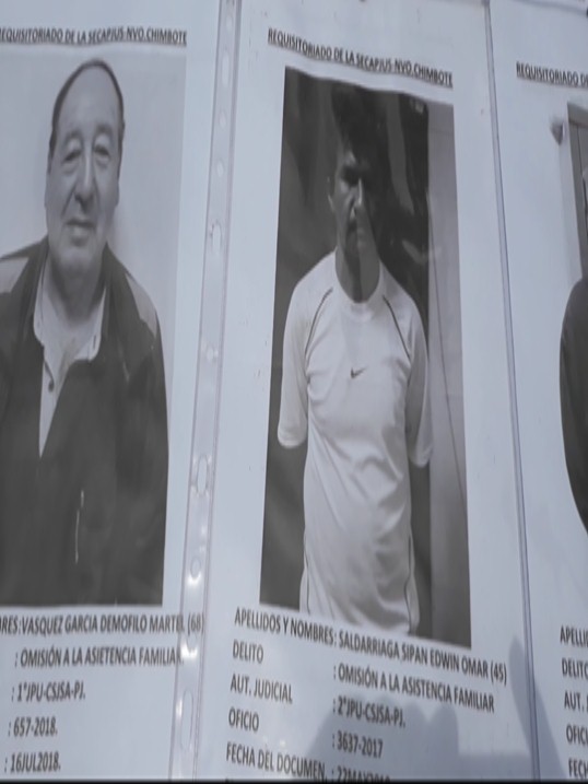 Chimbote: Solo en octubre se registraron 40 detenciones por omisión a la asistencia familiar