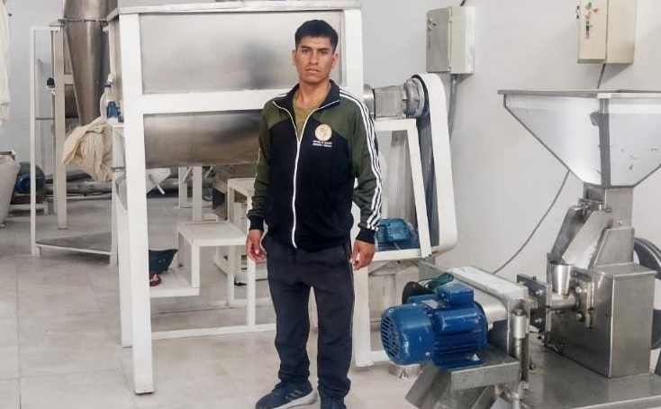 Talento ayacuchano impulsa la fabricación de cereales andinos para su exportación  