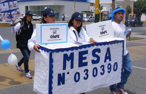 ODPE – Santa  realizó colorida caravana electoral en Nuevo Chimbote