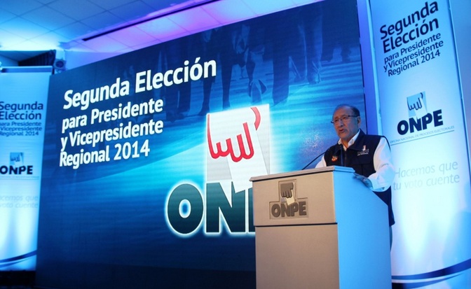 ONPE procesó actas al 100% en 13 de las 14 regiones que eligieron autoridades