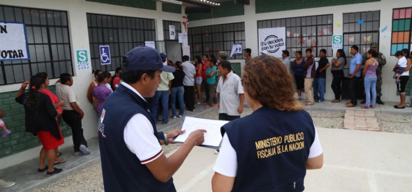 ONPE: Ministerio Público dispuso la participación activa de fiscales en todo el país por Elecciones Generales 2016