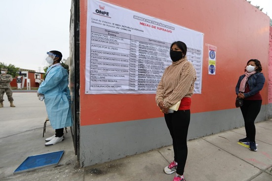 Onpe aumentó locales de votación para evitar aglomeraciones durante comicios