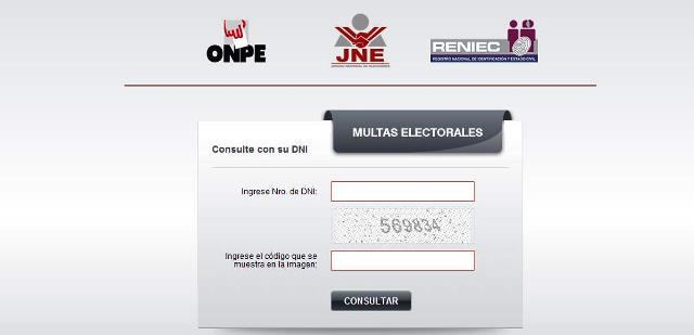 Verifique si tiene o no multas por no votar en elecciones pasadas