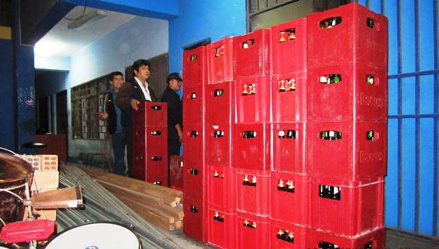  Incautan cerca de 100 cajas de cerveza en locales nocturnos