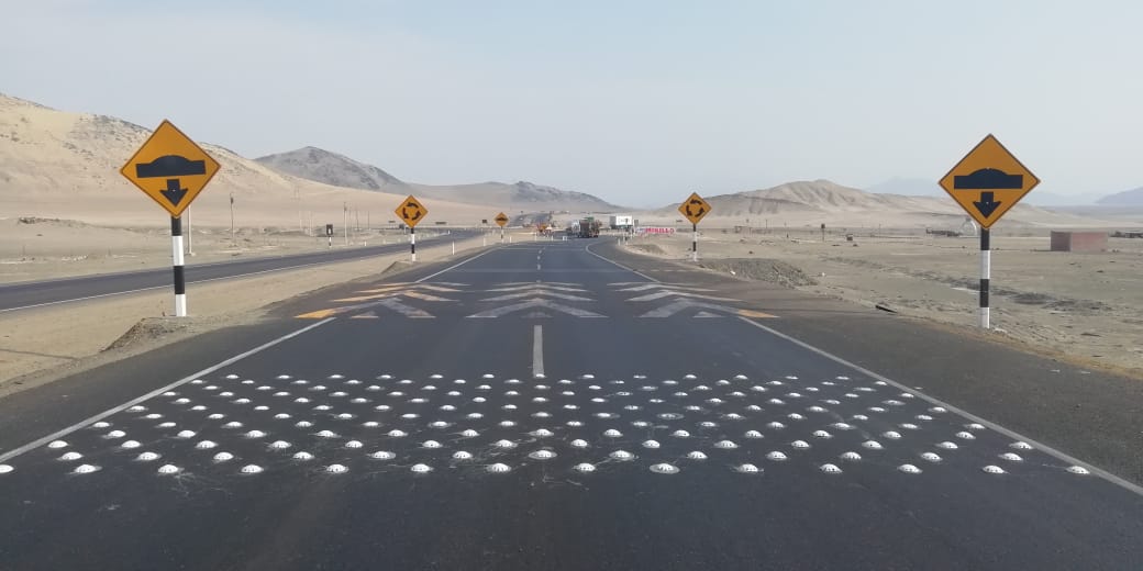 Casma: realizan operativo de control de velocidad en el óvalo de Tortugas