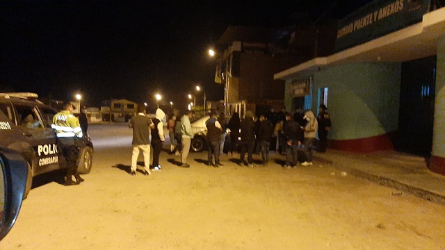 Chimbote: intervienen a 28 irresponsables en fiesta con chancalatas en Cambio Puente