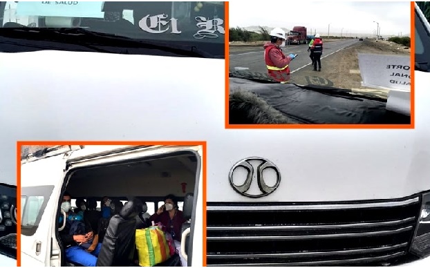 Personal de Salud de Casma denuncia que fue retenido cerca de una hora durante operativo de la Sutran