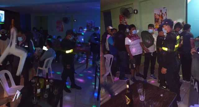 Intervienen a más de 50 irresponsables tomando licor sin respetar medidas contra la Covid-19 en Chimbote