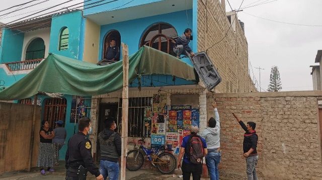 Chimbote: intervienen taller de mecánica donde desmantelaron camioneta robada