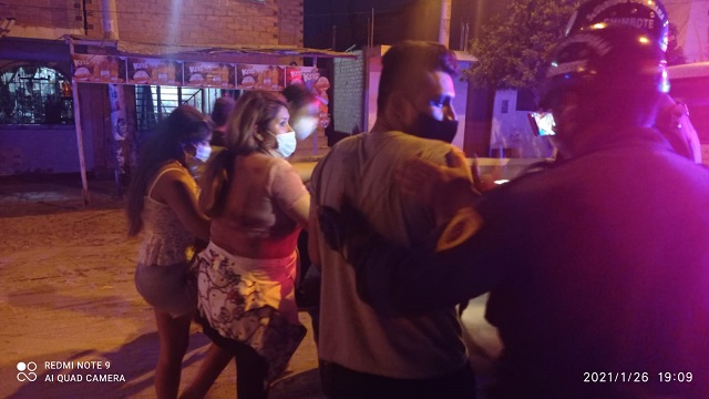 Policías de Chimbote y agentes del serenazgo intervienen fiesta clandestina en “Villa España”