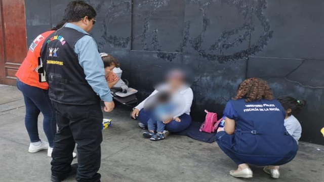 Chimbote: detectan a menores de 2, 3, 4 y 5 años trabajando en la calle