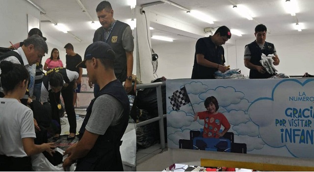 Incautan más de 600 prendas de vestir en operativo contra el contrabando y la piratería en Chimbote