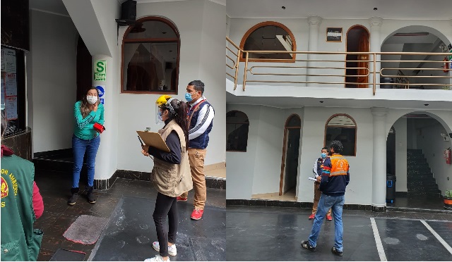 Municipio inspeccionó hoteles y hospedajes para evitar que abran sus puertas durante cuarentena