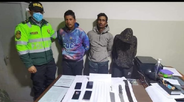 Intervienen a 3 extranjeros por asaltar con cuchillos y machete en Nuevo Chimbote