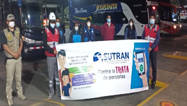 Fiscalía realiza operativo contra la trata de personas en terminal terrestre de Chimbote