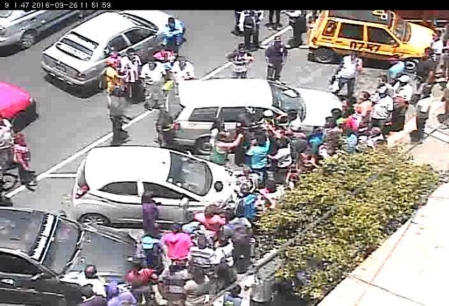 Sereno es agredido por sujeto que llenaba pasajeros en paradero informal en Chimbote