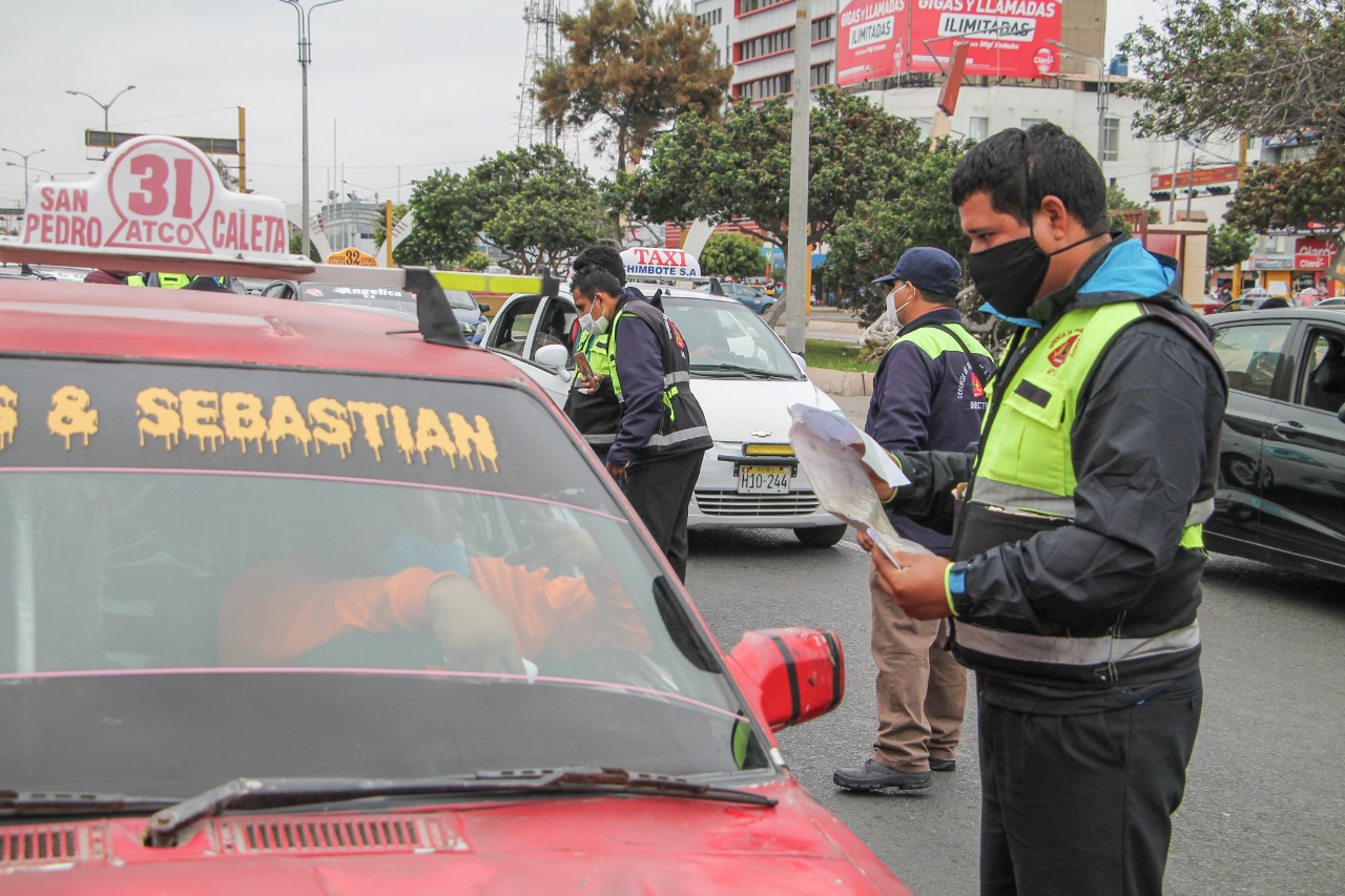  Chimbote: refuerzan control del transporte de pasajeros debido a propagación del covid-19