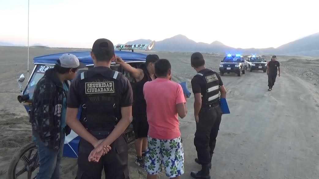 Nuevo Chimbote: Serenazgo continúa rescatando a escolares que se evaden de clases