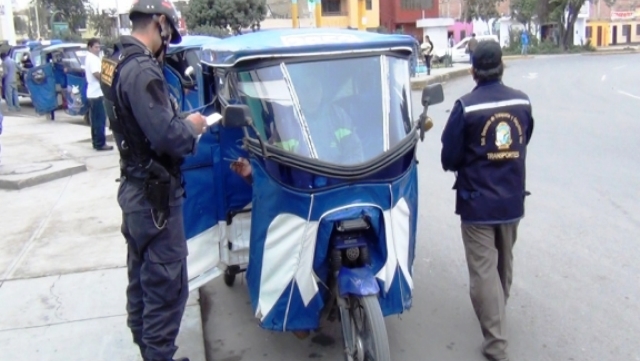 Transportes interviene a mototaxistas buscando mejorar el servicio