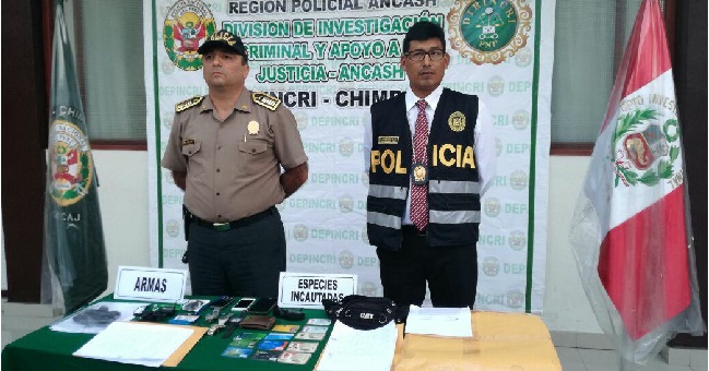 Cayó sujeto con pistola y chaleco antibalas cuando iba a perpetrarse un asalto en Chimbote