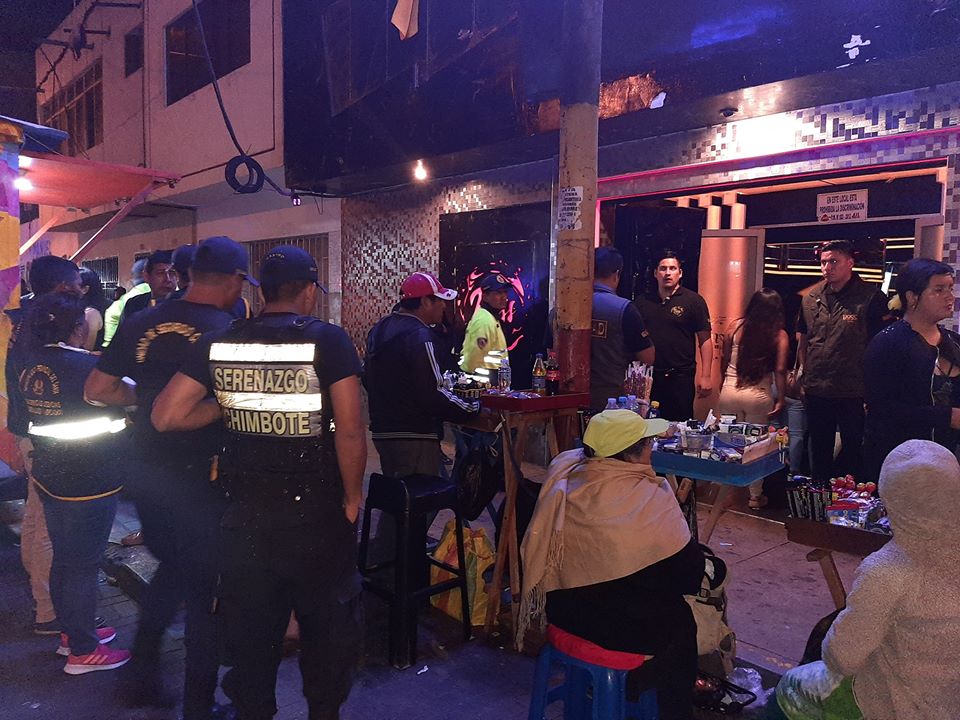 Comuna provincial realiza operativos de control y fiscalización a discotecas y negocios de Chimbote