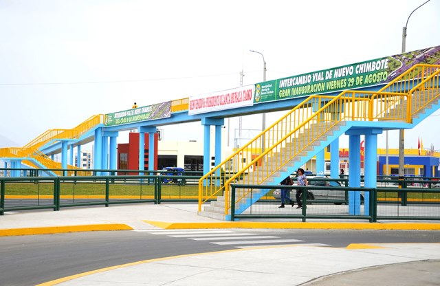 Mañana inaugurán intercambio vial Óvalo Nuevo Chimbote