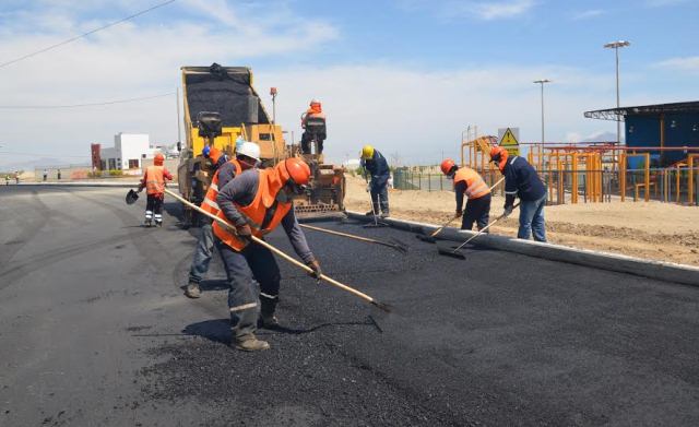 Obra del óvalo Nuevo Chimbote en 50% de avance, asegura alcalde Gasco