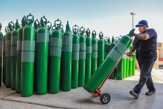 Municipio adquirió 100 balones de oxígeno medicinal para seguir atendiendo a población afectada por el covid-19