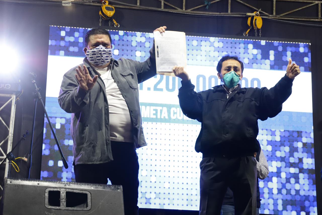   Padre Giovani Sabogal y alcalde anuncian compra de planta de oxígeno medicinal para atención de pacientes covid-19