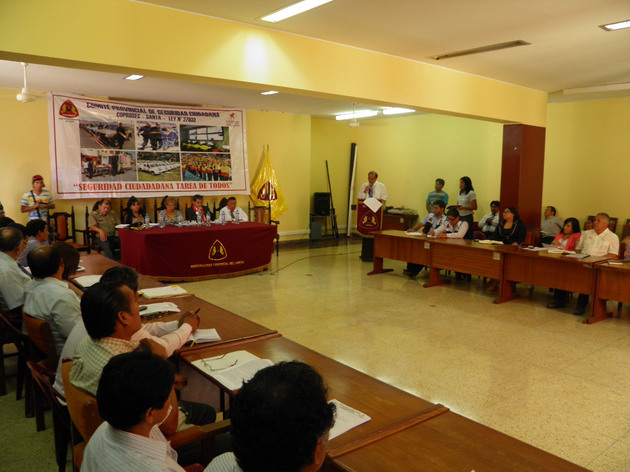 Comité de seguridad provincial acuerda solicitar permanencia de coronel Ríos Vivanco 