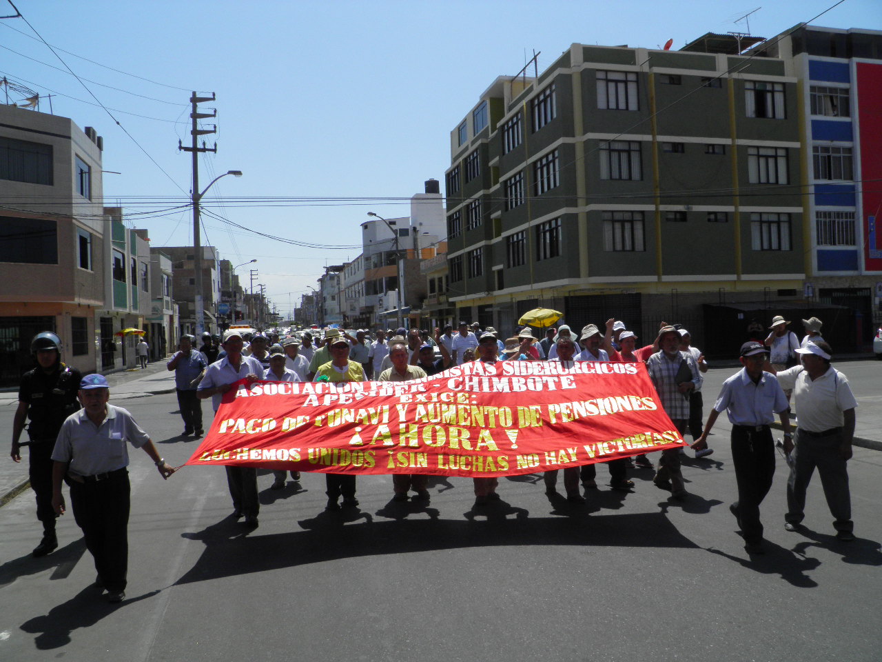 Fonavistas de Chimbote alistan una movilización para fin de mes