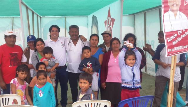 Candidatos apristas iniciaron campaña ofreciendo atención médica en pueblos 