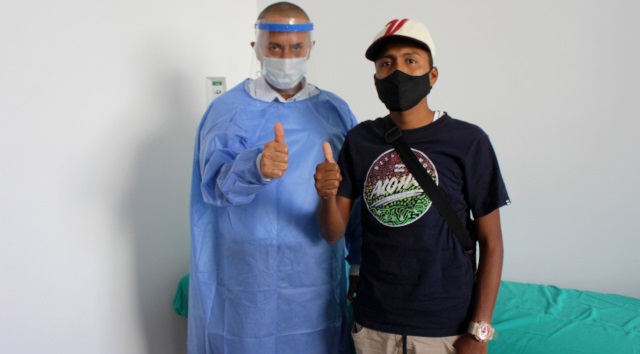 Padre de familia recupera el habla tras extirpársele tumor de la lengua en Chimbote