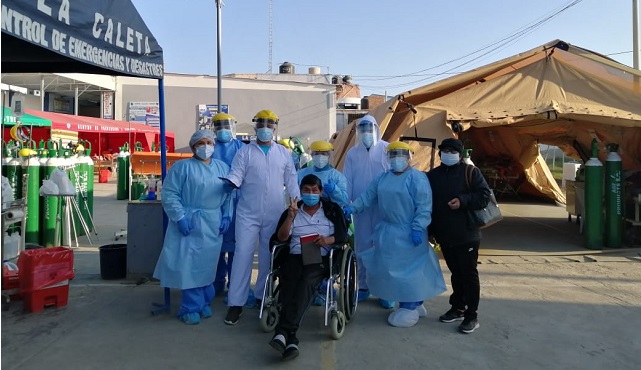 Padre de familia de 62 años luchó 26 días para vencer al coronavirus en hospital de Chimbote