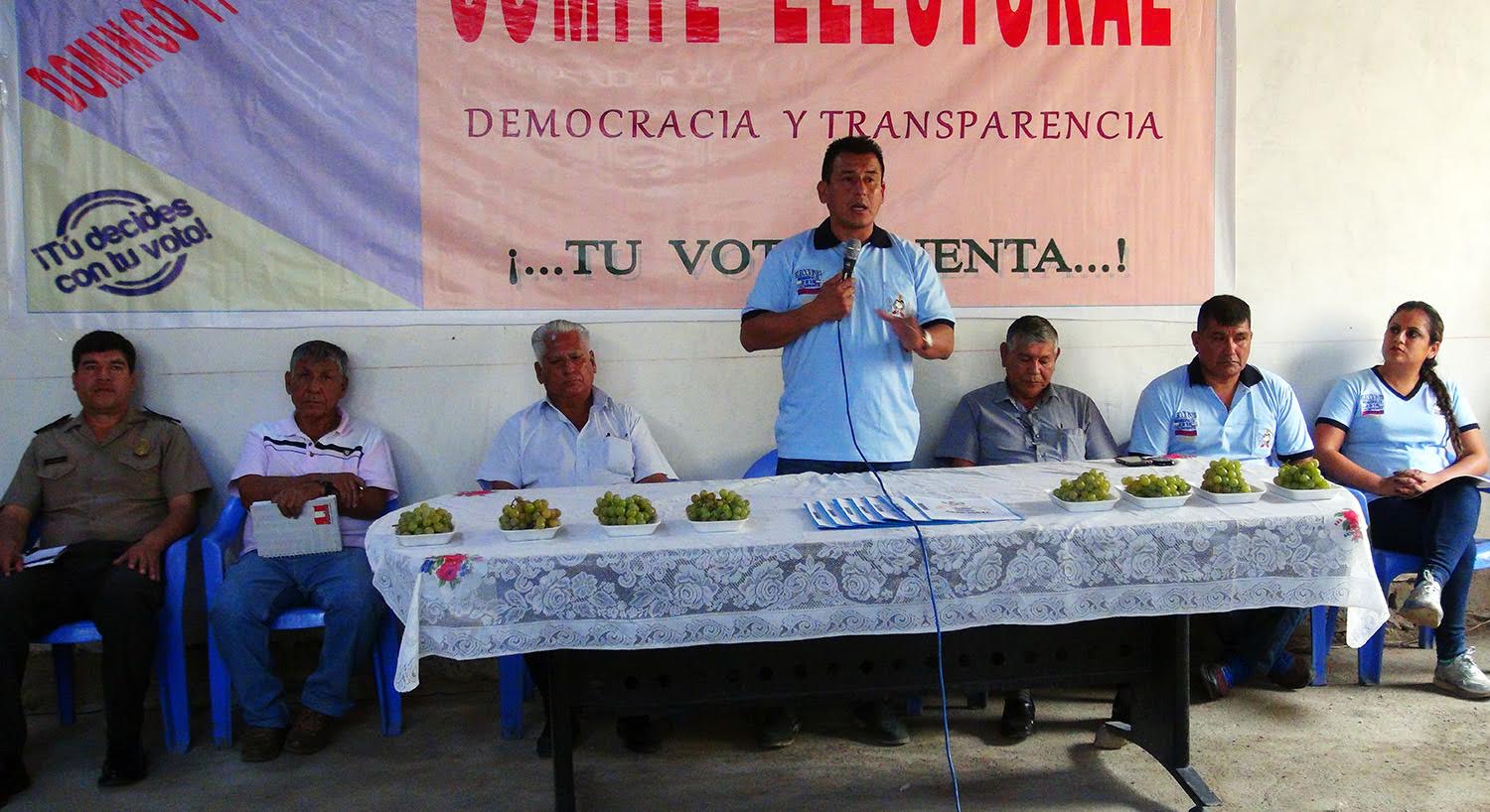  Municipalidad de Casma realizó pacto ético electoral en Cachipampa