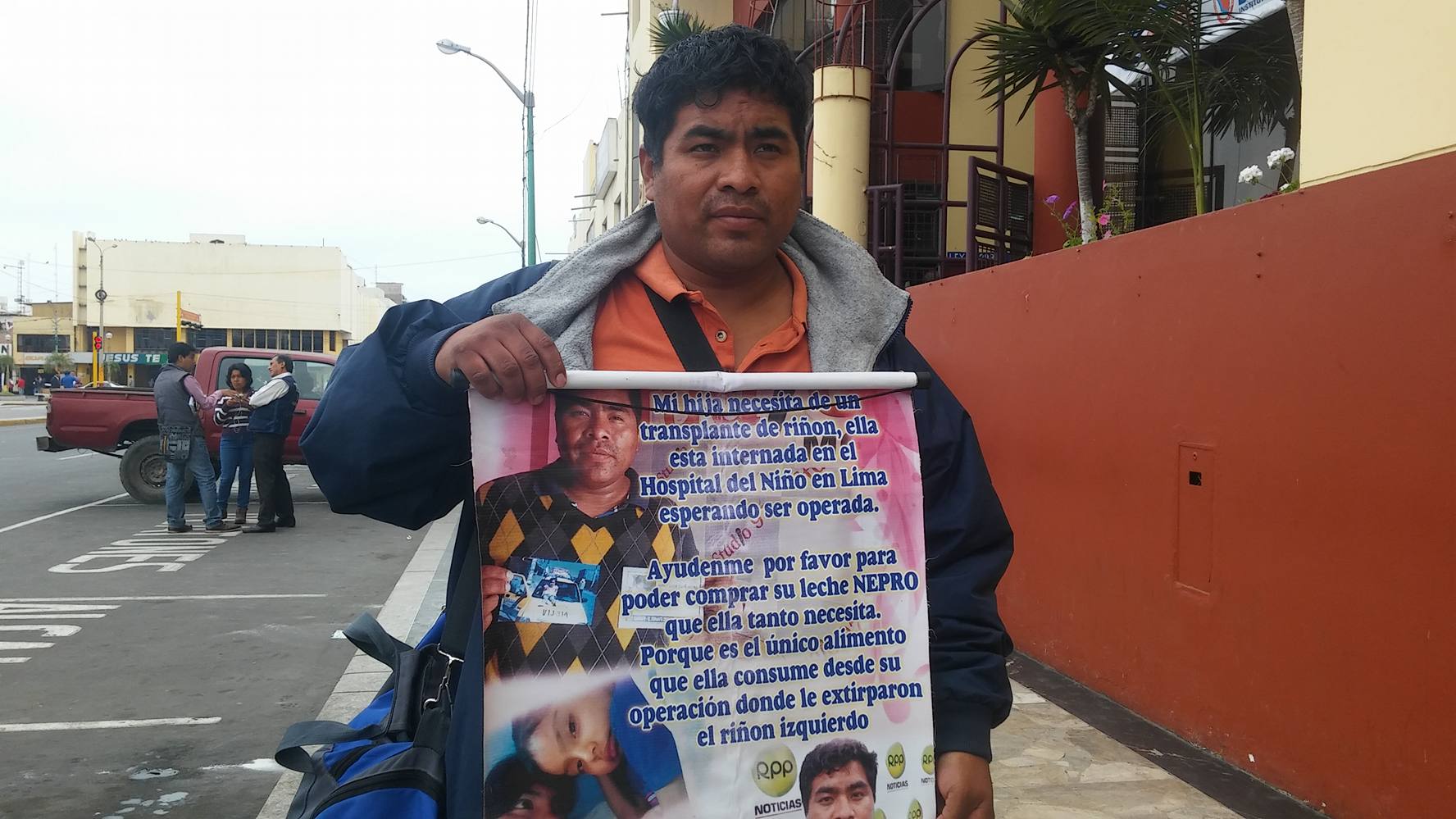 Chimbote: padre recorre varias ciudades en busca de apoyo para trasplante de riñón de su hija de 5 años