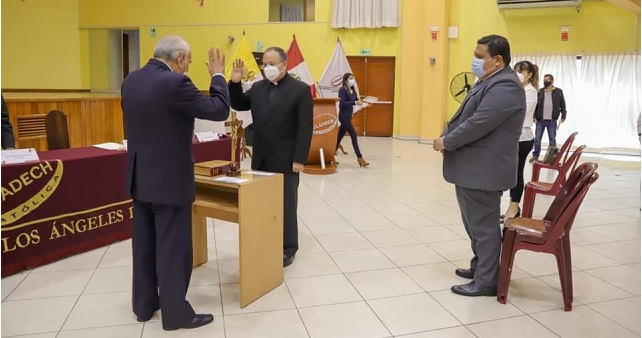 Padre Juan Roger Rodríguez es el nuevo rector de la Uladech Católica de Chimbote