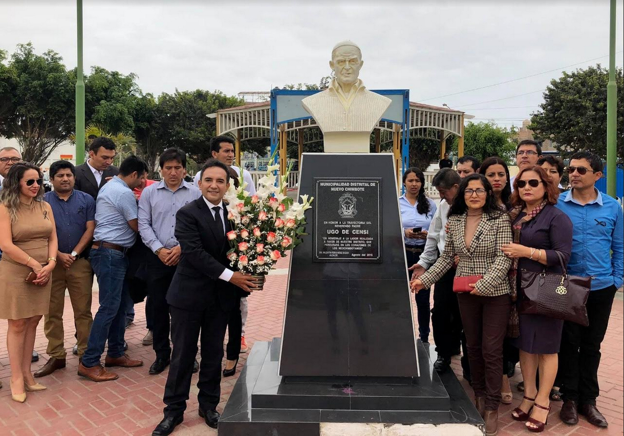 Alcalde solicita a la Iglesia que padre Ugo de Censi sea declarado patrono de Nuevo Chimbote