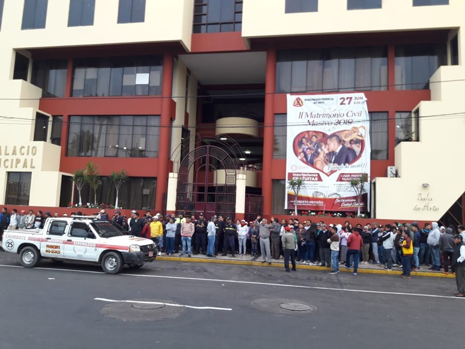  Atención será restringida en la Municipalidad Provincial del Santa por paro nacional
