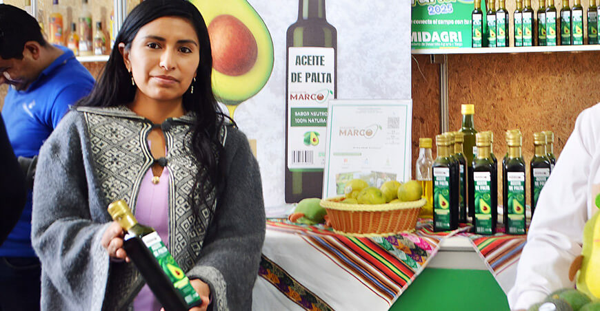 Pequeños productores del Callejón de Huaylas producen aceite de palta